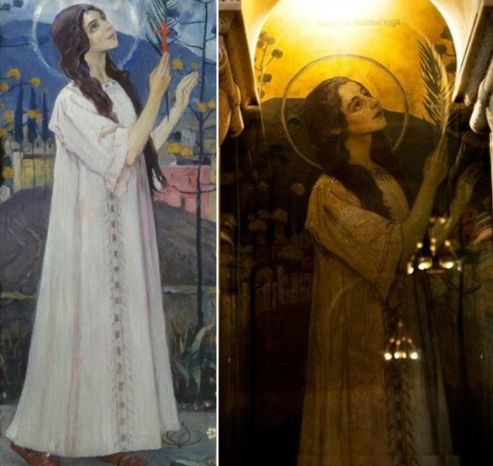 Святая Варвара. М.В. Нестеров