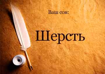 Шерсть