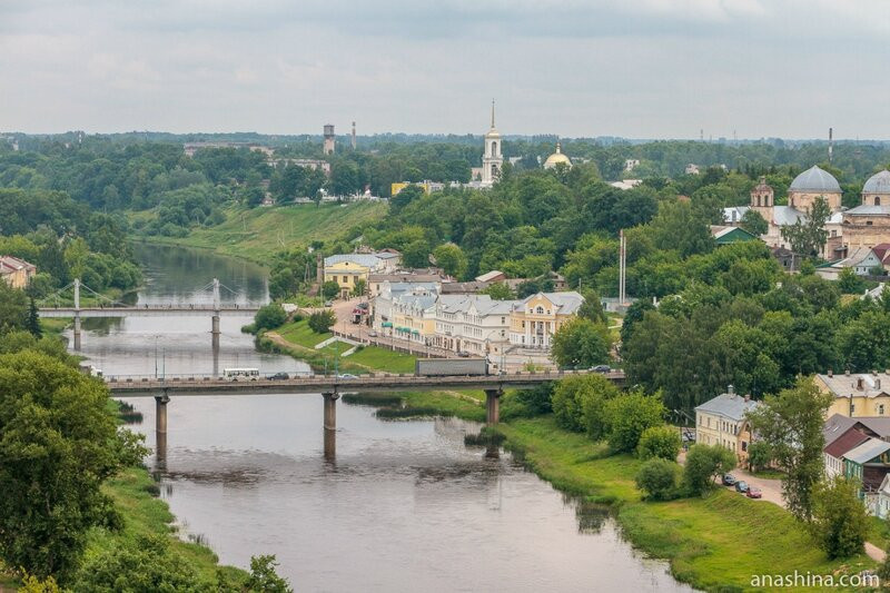 Река Тверская в Торжке